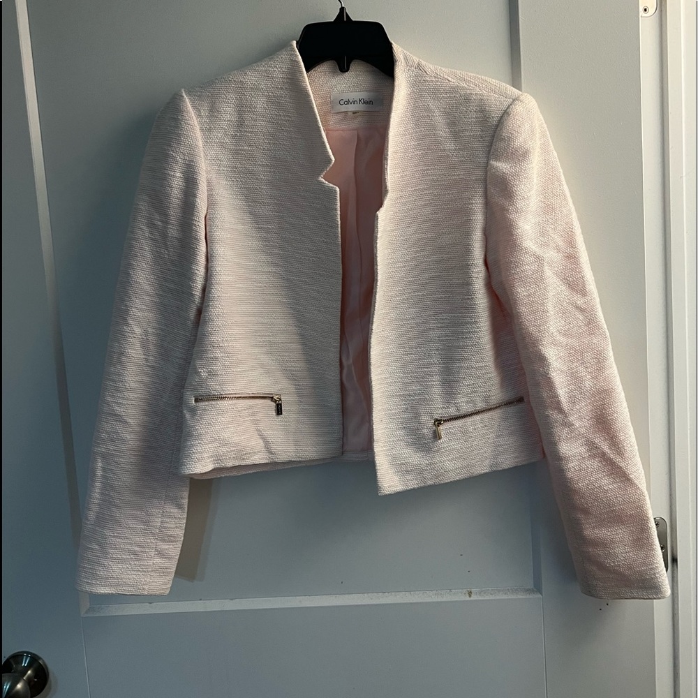 Calvin Klein cropped blazer